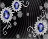 Bakgrundsbilder Wellyu Wall Papers Heminredning Anpassad tapet Noble Black 3D Crystal Diamond Flower Jewelerie Bakgrund Papier Peint