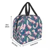 cute Axolotls Lunch Bag For Women Kids School Children Food Cooler Warm Insulated Lunch Box Portable Cam Travel Picnic Bag Z3Y0#