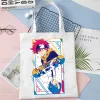 SK8 Infinity Canvas Tote Bag Eco Skate Infinity Anime Shop skateboard pojkar axel vikbar strand shoppare väska t2ie#