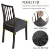 Chair Covers Jacquard Seat Cover Elastic Dining Room Seats Slipcover Stretch Washable Wedding Banquet El