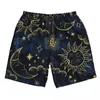 Men's Shorts Summer Swimwear Cosmos Astrology Sun Moon Beachwear Swim Trunks Men Swimsuit