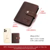 Véritable cuir Men Portefeuille Luxury Travel Credit Card Solder Credential Purse Purse Crayt Busin Mey Small Coin Male Walit T173 # #