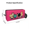 Mafalda Friends Makeup Bag Mulheres Viagem Cosméticos Organizador Bonito Quino Comic Carto Armazenamento Sacos de Higiene Pessoal Dopp Kit Box Case T1aP #