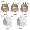 6/8/10 Inch Portable Cooler Bag Foldable Waterproof Aluminum Foil Thermal Box Delivery Bag Cake Insulati Bag Multifuncti j3eT#