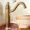 Robinets de lavabo de salle de bains, finition Bronze Antique, robinet de sortie, robinet de lavabo Torneira, YT-