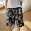 Designer Shorts Are Selling Well. Summer Mens Beach Pants Casual Quick Drying National Shorts China-chic Cotton and Linen Printing Drift Thin Large Underpants