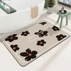 Bath Mats Home Modern Bathroom Diatom Carpet Super Absorbent Toilet Non-slip Shower Mat Kitchen Quick-drying Floor Drain