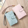 leather Women Wallets Coin Pocket Hasp Card Holder Mey Bags Casual Lg Ladies Clutch Phe Purse 8 Color i0XY#