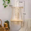 Tapisseries Tapisserie murale en macramé avec étagère en bois, rideau à pampilles bohème tissé à la main, décor de mariage Boho