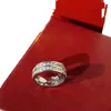 S 패션 디자이너 여성 더블 레이어 풀 다이아몬드 반지 쇼 기질 조명 간단한 절묘한 정교하고 다목적 조절 가능한 크기 좋은 멋진
