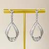 Boucles d'oreilles en argent S925, bijoux polyvalents à la mode et élégants