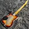 Anpassad butik Masterbuilt Guitar Andy Summers Heavy Relic 3 Tone Sunburst Electric Guitars Aged Hardware, Black Dot Inlay, Vintage Tuners