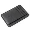 2023 Nouvelle simplicité créative PU Mini sac de carte Litchi à motifs ultra-mince multi-fonctionnel porte-carte sac d'identité C5Jm #