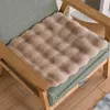 Fundas para sillas 40x40 cm Cojín de sofá Color sólido Resistente al desgaste Extra suave Grueso Lavable Comedor Cojín de asiento engrosado