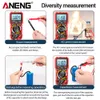 Aneng SZ301 SZ302 Digital Multimeter NCV -Detektor AC/DC -Spannungswiderstandstester Auto Multiment -Multiment -Amperemeter -Kapazitätsmesser