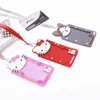 かわいいCarto Silice Card ID Holder Credit Card Card Case Key Holder Ring Lage Tag Creative Trinket Wholesale i1yx＃