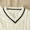 Survêtements pour femmes Femmes Patchwork Chaud Deux Pièces Ensembles Lâche Tops En Tricot Shorts Col En V Pulls Occasionnels Solide Élastique Bureau Pull Automne