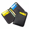 Herrkortshållare Thin Mini Wallet Card Storage Bag Unisex Utsökta PU -myntväskor RFID Blockering Bankkort C Lagringspåse D3et#