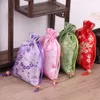 Satijnen opbergtas fi fr geborduurde vrouwen sachet tekenreeks snoeptas sieraden verpakking tas dames v5hb#