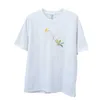 Lu Luo Jia Correct High Edition 24 Mandela Grass Embroidered Short Sleeved T-shirt with Ginseng Elf Embroidery for Men and Women