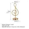 Bordslampor Hongcui Contemporary Lamp Creative Musical Note Decoration LED för Home Childras Parlor Room Light