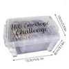 Cadeau cadeau 100 enveloppes d'économie d'argent défi boîte kit enveloppe parfaite pour les économies de jour