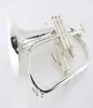 High Quality American Flugelhorn Silverplated B Flat Bb Professional Trumpet Top Musical Instruments In Brass Trompete Horn6687216