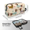 Badger Sausage Puppy Makeup Bag para mulheres Travel Cosmetic Organizer Cute Dachshund Dog Storage Toiletry Bags Z3QS #