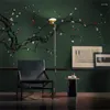 Fonds d'écran Wellyu personnalisé à grande échelle murale 3D papier peint nostalgique chinois fleur de prunier salon chambre canapé fond TV