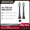 Heads SOOCAS Electric Toothbrush Replacement Brush Heads For X3U X1 X5 X3 PRO D2 D3 V2 V1