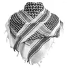 Foulards Turban militaire avec gland arabe tactique désert écharpe épaissie carré arabe coupe-vent coton bandeau