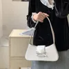 Sacos de ombro senhoras arco decoração chique hobo saco plutônio crossbody de alta qualidade feminino sólido pequena tote bolsas casuais axila bolsas