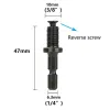 Perfuração de perfuração Bits drill chuck adaptador 1/4 "adaptador de haste hexadecipal para 1/2/8 polegada machos broca de thread shank shank drill