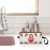 aangepaste Russische pop Babushka Matryoshka reizen cosmetische tas voor vrouwen toilettas make-up organisator dames schoonheid opslag Dopp Kit l4cZ #