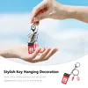 سلاسل المفاتيح هدية صغيرة أنيقة مفتاح معلقة معلقة تصنيف القمامة سلة Keychain Ring Toys Creative Ring