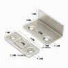 1-10pcs forti mobile magnetico cattura la porta magneta ferma la porta nascosta con vite per l'armadio dell'armadio hardware