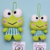 Japanischer süßer Frosch mit großen Augen, Plüschpuppe, Rucksackanhänger, süßer Frosch, Plüsch-Schlüsselanhänger, Spielzeug, Urlaubsgeschenk, Kinderspielzeug, DHL