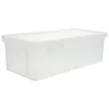 Plates Bread Storage Box Square Fruit Canister Fresh Keep Holder Plastic Trash Lid