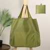 Fast Drop Ship 2022 Portátil Eco-Friendly Folding Shop Bag Reutilizável Bolsa de Ombro para Viagem Grocery Pocket Tote 99ak #