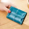 Hohe Qualität Frauen PU Leder Brieftasche Weibliche Anti Diebstahl Kartenhalter Geldbörse Geldbörsen für Frauen Clutch Bag p7Xo #