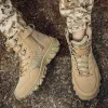 skor ny trend utomhus sport taktiska militära män skor för camping klättring skor män stövlar berg nonslip vandring jakt stövlar