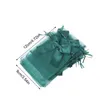 10pcs Organza Gift Bags Transparant Trekkoord Zakje Sieraden Organisator Oorbel Verpakking Party Candy Bag Met Ribb K1cC #