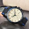Tiktok Live Broadcast of the Same Tianpai Rubber Band Men's Sports Watch Six Needle Timing