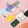 fr Credit Bank Card Holder Students Bus Card Case Hand Rope Visit Door Identity Badge Cards Cover For Women Men Pendants h9R1#