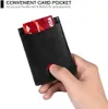 RFID CARB FIBER Men plånböcker Korthållare Mey Bag Slim Thin Mini Wallet Male liten kort handväska svart Walet Billfold Vallet Q3up#