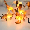 1,5 m Jungle Animal LED String Light Tiger Lion Elephant Dinosaur Light String Baby Shower Birthday Party Kids Bedroom Decor Gift 240325