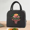 Przenośna torba na lunch Cooler Tote Hangbag Picnic Izolowane pudełko Japonia Drukuj termiczny żywność Ctainer dla mężczyzn