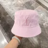 Luxury Bucket Hat Mens Women Designers Cap Classic Letter Brodery Casquette Cotton Unisex Sun Hat 6 Färger