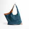 DrawString Mabula Foldbar Big Nylon Triangle Shape Shoulder Bag Casual Travel Women's Hobo Purse Brand Unique Design Grocery Handväska