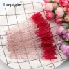 Brosse Lanjinglin 5/50 PCS / Pack Pack Crystal Crystal Makeup Makeup Brosse Diamond Handle Mascara Wands Cousshes Brush Extension Outils